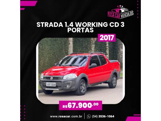 FIAT - STRADA - 2017/2017 - Vermelha - R$ 67.900,00