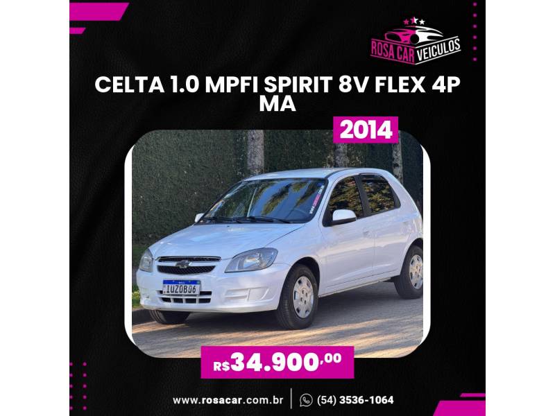 CHEVROLET - CELTA - 2014/2014 - Branca - R$ 34.900,00