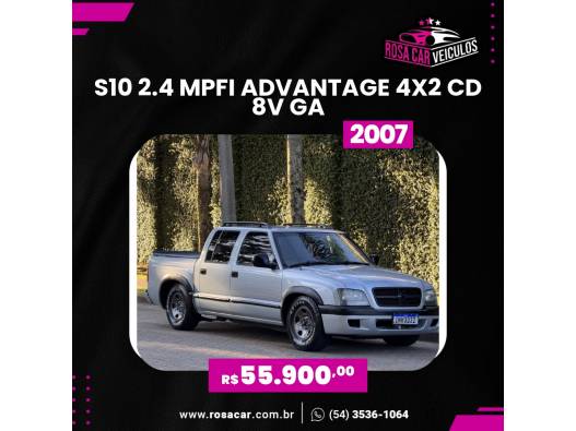 CHEVROLET - S10 - 2006/2007 - Prata - R$ 55.900,00