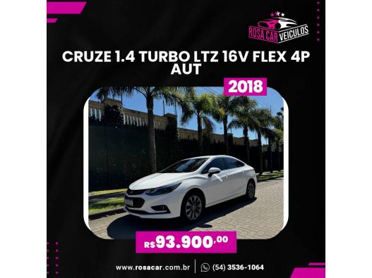 CHEVROLET - CRUZE - 2018/2018 - Branca - R$ 93.900,00