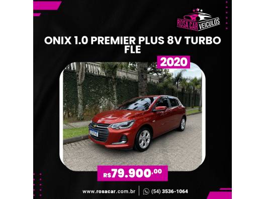 CHEVROLET - ONIX - 2020/2020 - Laranja - R$ 79.900,00