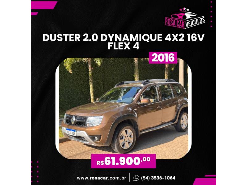 RENAULT - DUSTER - 2015/2016 - Marrom - R$ 61.900,00