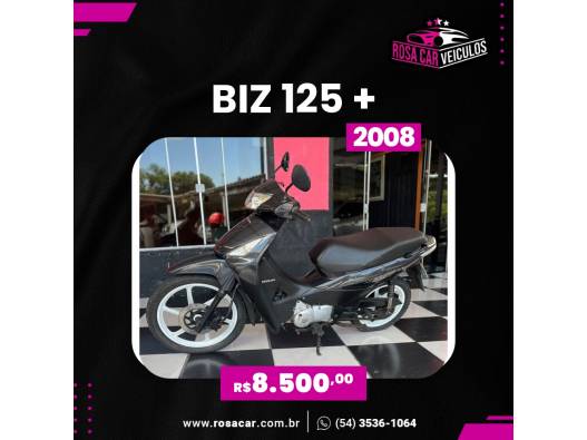 HONDA - BIZ 125 - 2008/2008 - Preta - R$ 8.500,00