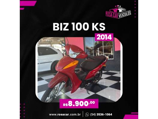 HONDA - BIZ 100 - 2014/2014 - Vermelha - R$ 8.900,00