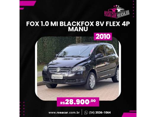 VOLKSWAGEN - FOX - 2009/2010 - Preta - R$ 29.900,00