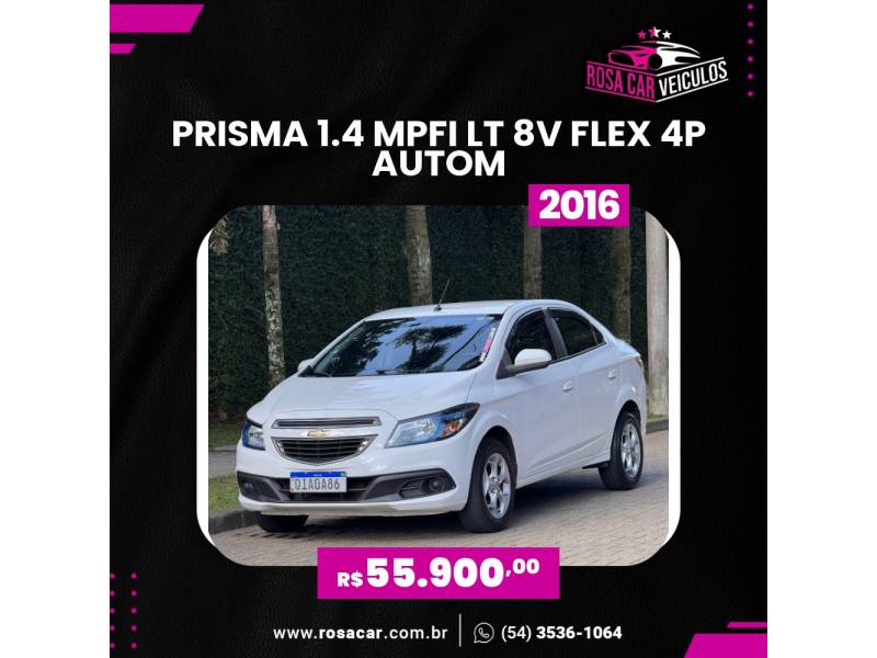 CHEVROLET - PRISMA - 2016/2016 - Branca - R$ 55.900,00