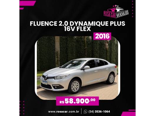 RENAULT - FLUENCE - 2016/2016 - Prata - R$ 58.900,00