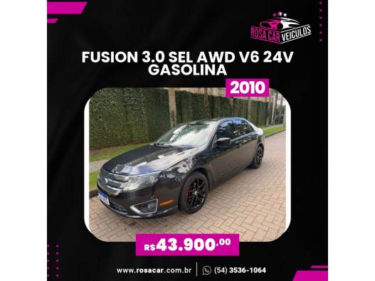FORD - FUSION - 2009/2010 - Preta - R$ 43.900,00